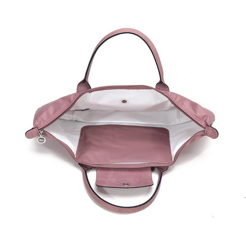 商品[国内直发] Longchamp|珑骧LONGCHAMP包包女包饺子包短柄中号可折叠手提包饺子包礼物送女友 短柄中号复古粉色L1623 619 P44,价格¥485,第8张图片详细描述