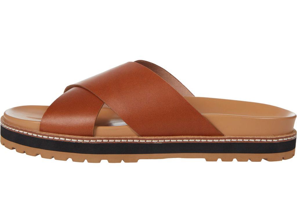 商品Madewell|The Dayna Lugsole Slide Sandal in Leather,价格¥414-¥431,第6张图片详细描述