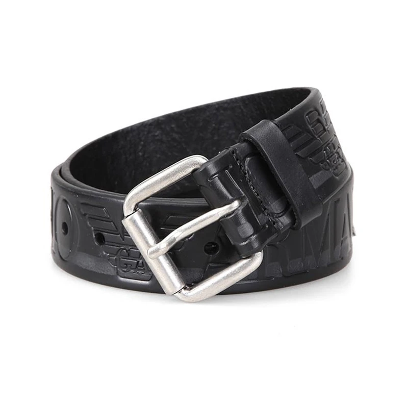 商品[国内直发] Emporio Armani|EMPORIO ARMANI 黑色男士腰带 YEM881-YB41E-80001,价格¥1485,第1张图片