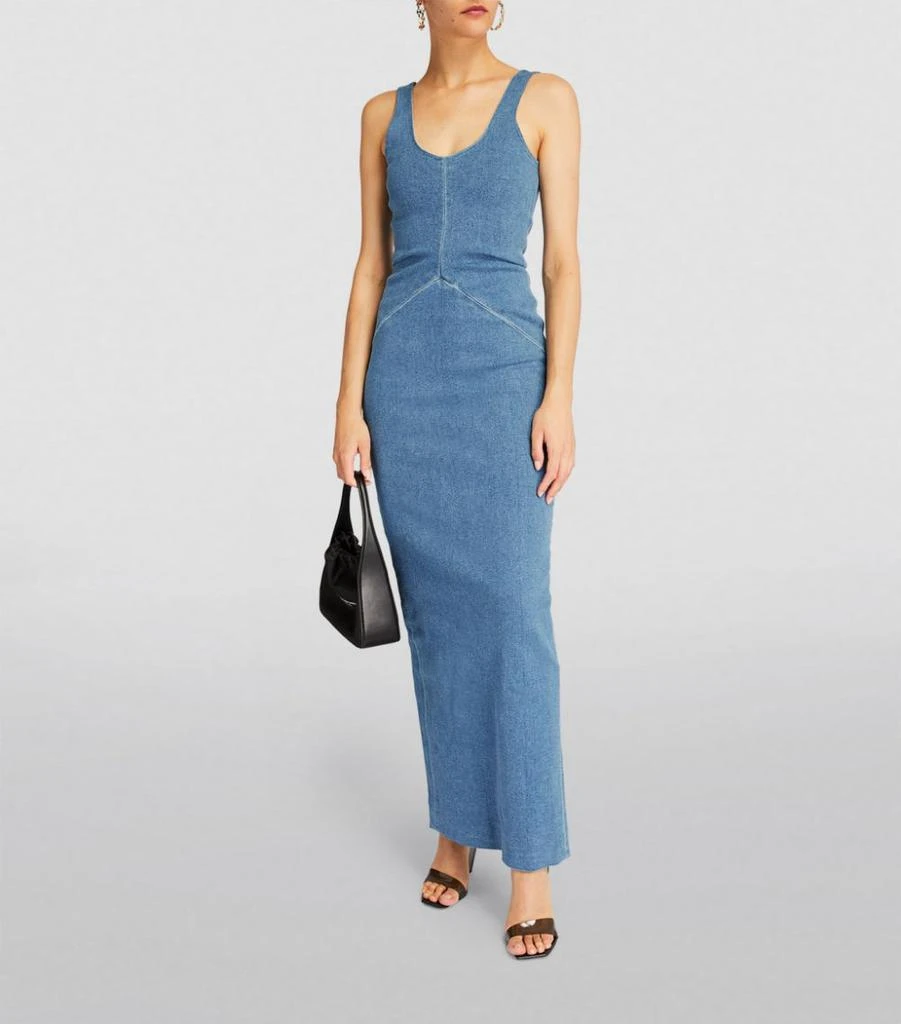 商品Alexander Wang|Denim Sleeveless Maxi Dress,价格¥5774,第2张图片详细描述