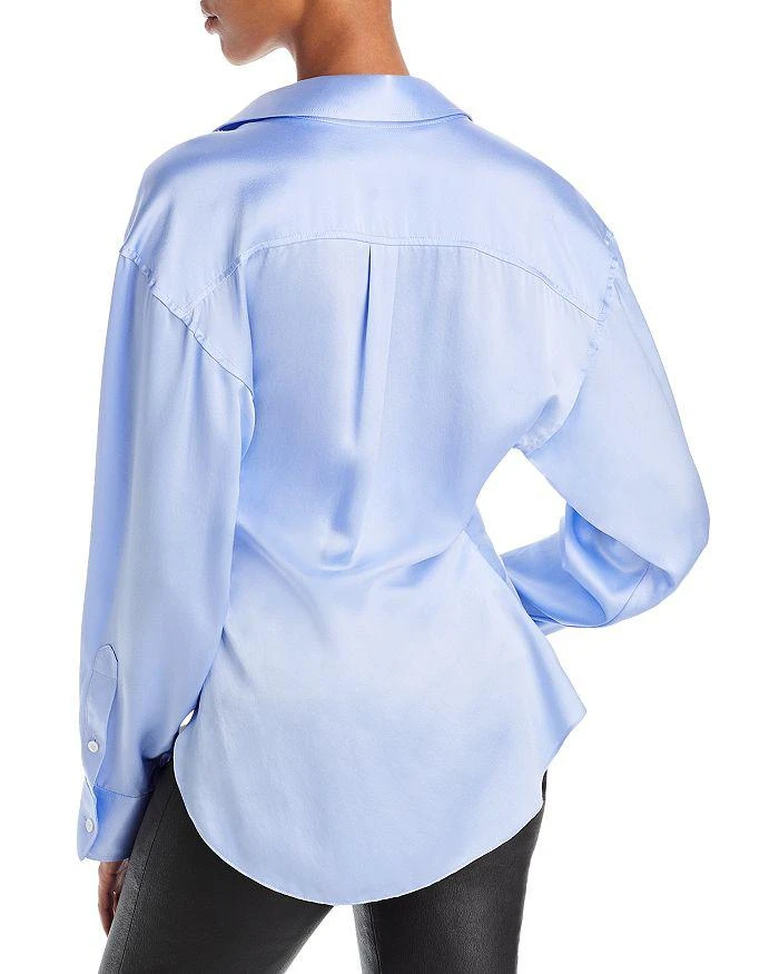 商品Alexander Wang|Gathered Silk Shirt,价格¥886,第3张图片详细描述