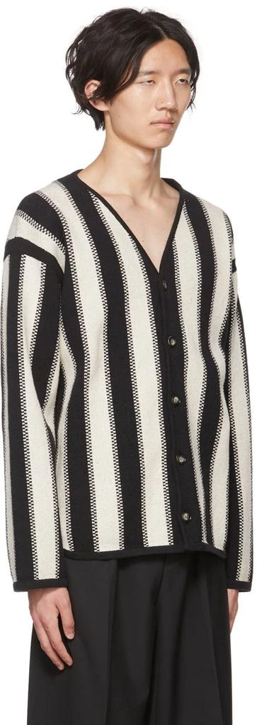 商品Nanushka|Black & Off-White Pascal Cardigan,价格¥1749,第2张图片详细描述