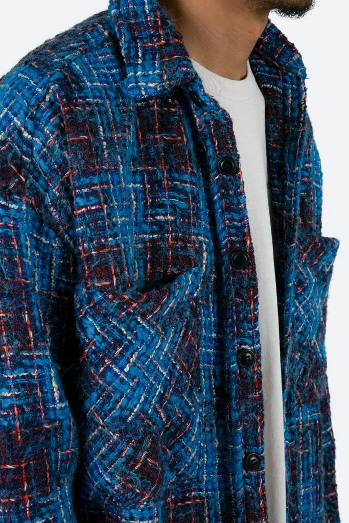 Heavyweight Woven Flannel - Blue/Black 商品