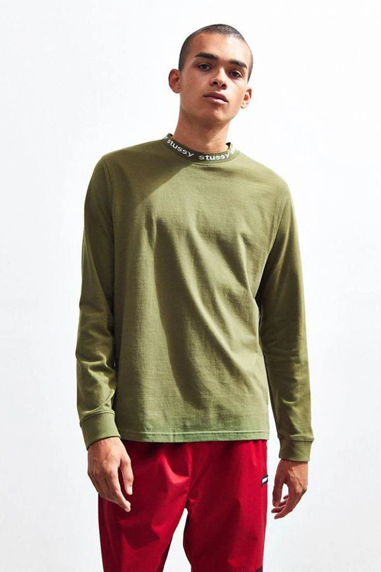 商品STUSSY|Stussy Owen Long Sleeve Crew-Neck Tee,价格¥303,第1张图片