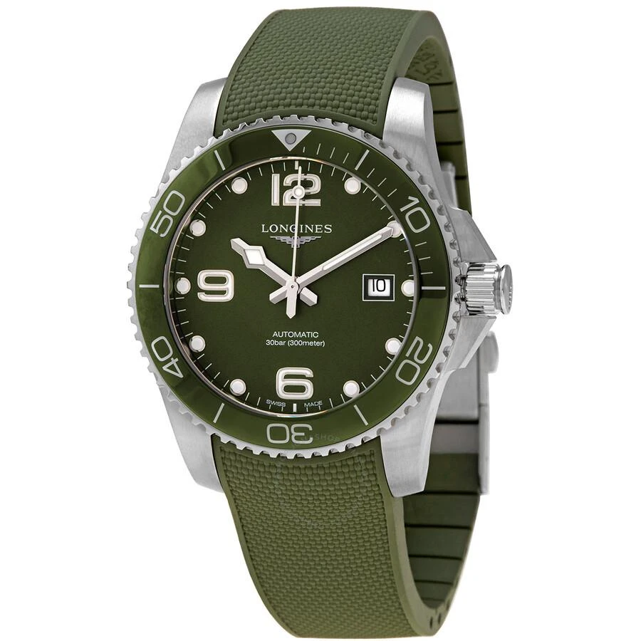 商品Longines|HydroConquest Automatic Green Dial Men's Watch L3.781.4.06.9,价格¥9380,第1张图片