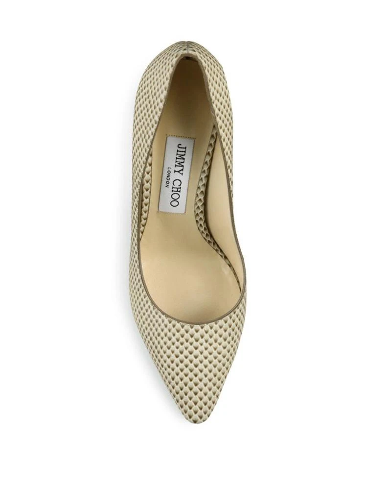 商品Jimmy Choo|Romy Snakeskin-Print Leather Point Toe Pumps,价格¥1866,第4张图片详细描述