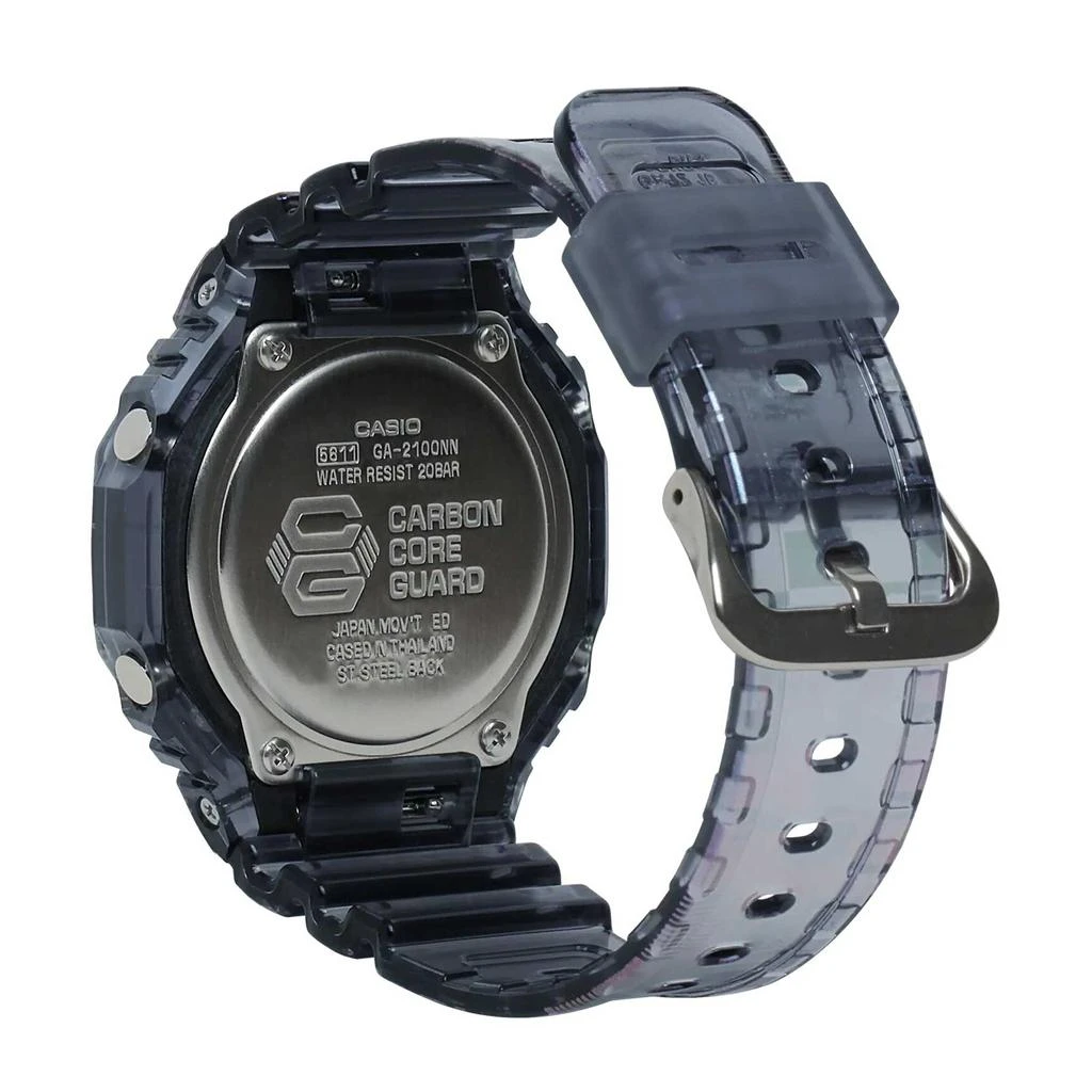 商品Casio|Casio Men's Watch - 2100 World Timer Black Analog Digital Dial Strap | GA2100NN-1A,价格¥727,第4张图片详细描述