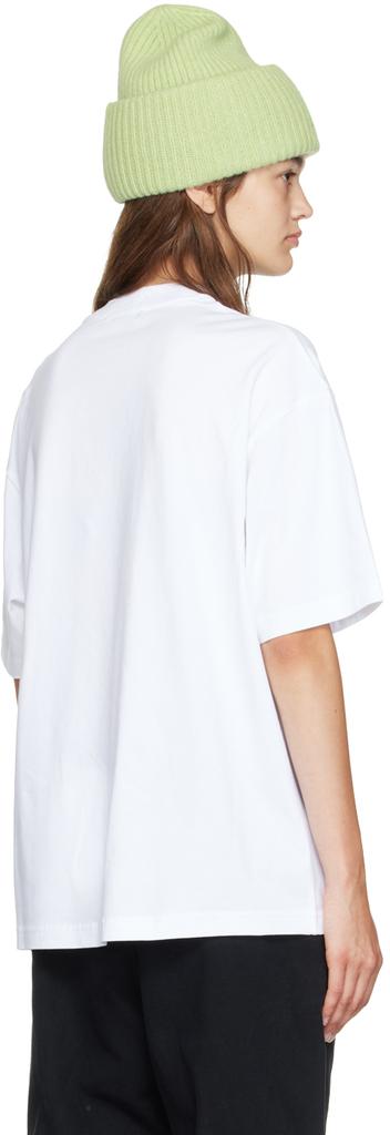 White Crystal Appliqué T-Shirt商品第3张图片规格展示