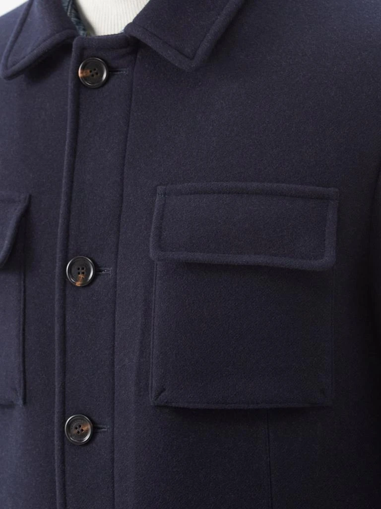 商品Brunello Cucinelli|Flap-pocket wool-twill jacket,价格¥24508,第3张图片详细描述