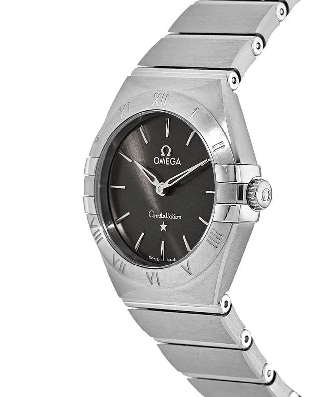 商品Omega|Omega Constellation Manhattan Quartz 28mm Grey Dial Stainless Steel Women's Watch 131.10.28.60.06.001,价格¥22410,第3张图片详细描述