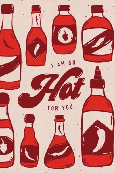 商品Boss Dotty|Boss Dotty Hot Sauce Love Greeting Card,价格¥43,第2张图片详细描述