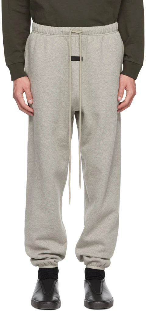 商品Essentials|Gray Drawstring Sweatpants,价格¥583,第1张图片