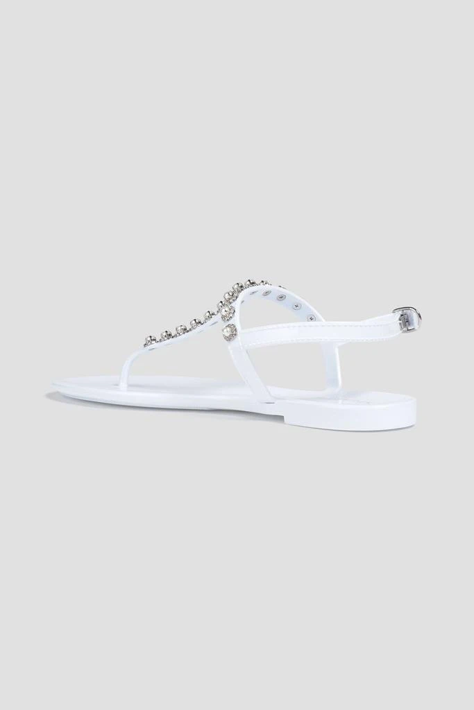 商品Stuart Weitzman|Goldie embellished PVC slingback sandals,价格¥928,第3张图片详细描述