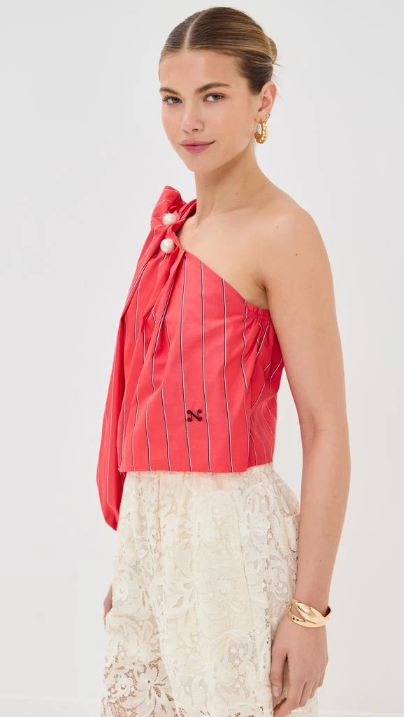 商品Nackiye|Antiparos One Shoulder Shawl Top,价格¥3721,第3张图片详细描述