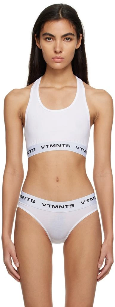 商品VTMNTS|White Logo Sport Bra,价格¥199,第1张图片