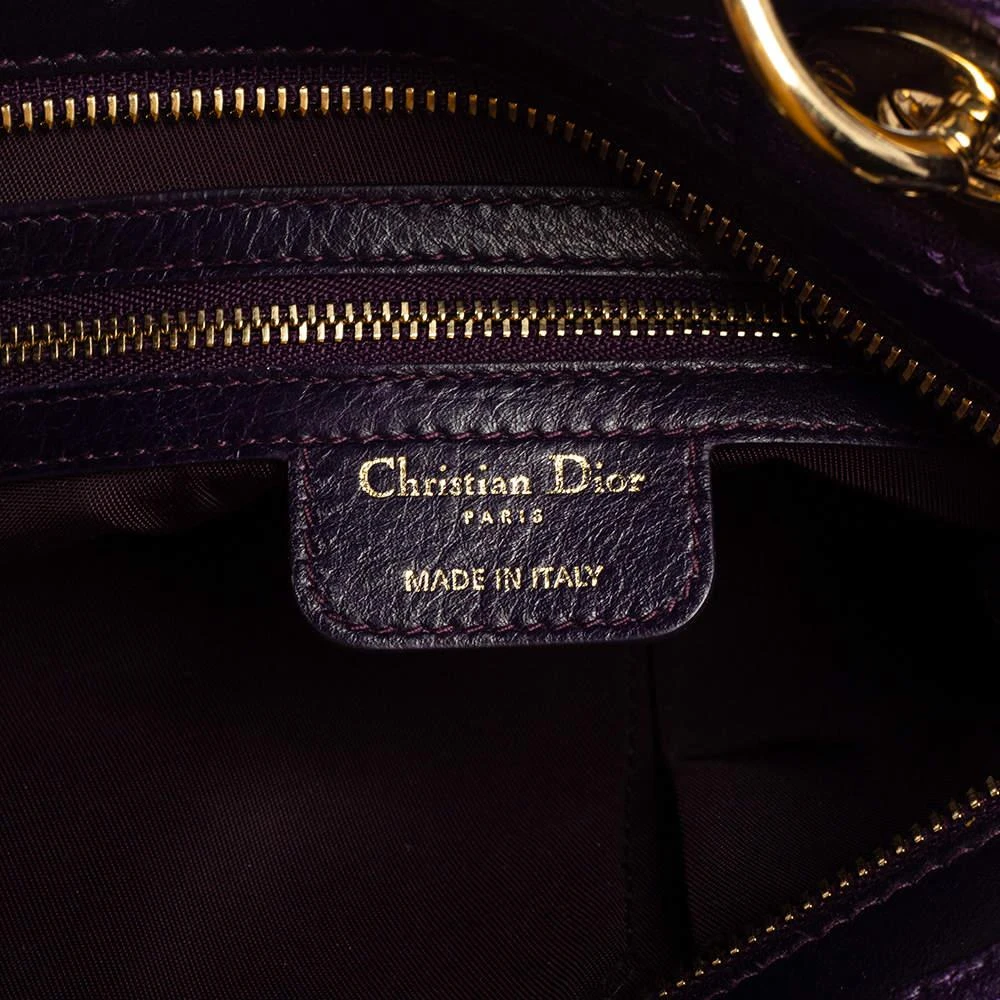 Dior Purple Cannage Coated Canvas Soft Lady Dior Tote 商品