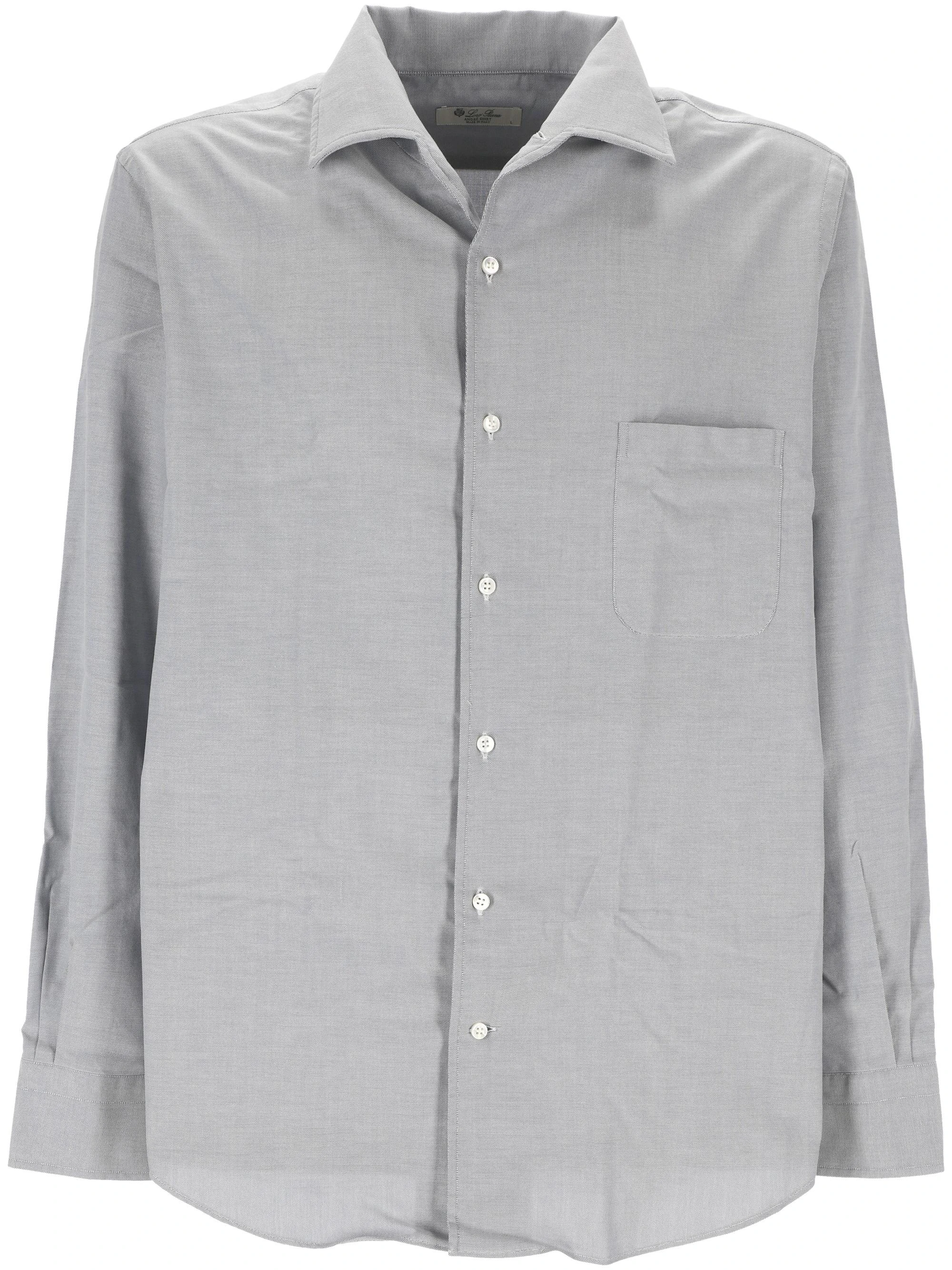商品Loro Piana|Loro Piana 男士衬衫 FAO726760JV 灰色,价格¥2989,第4张图片详细描述