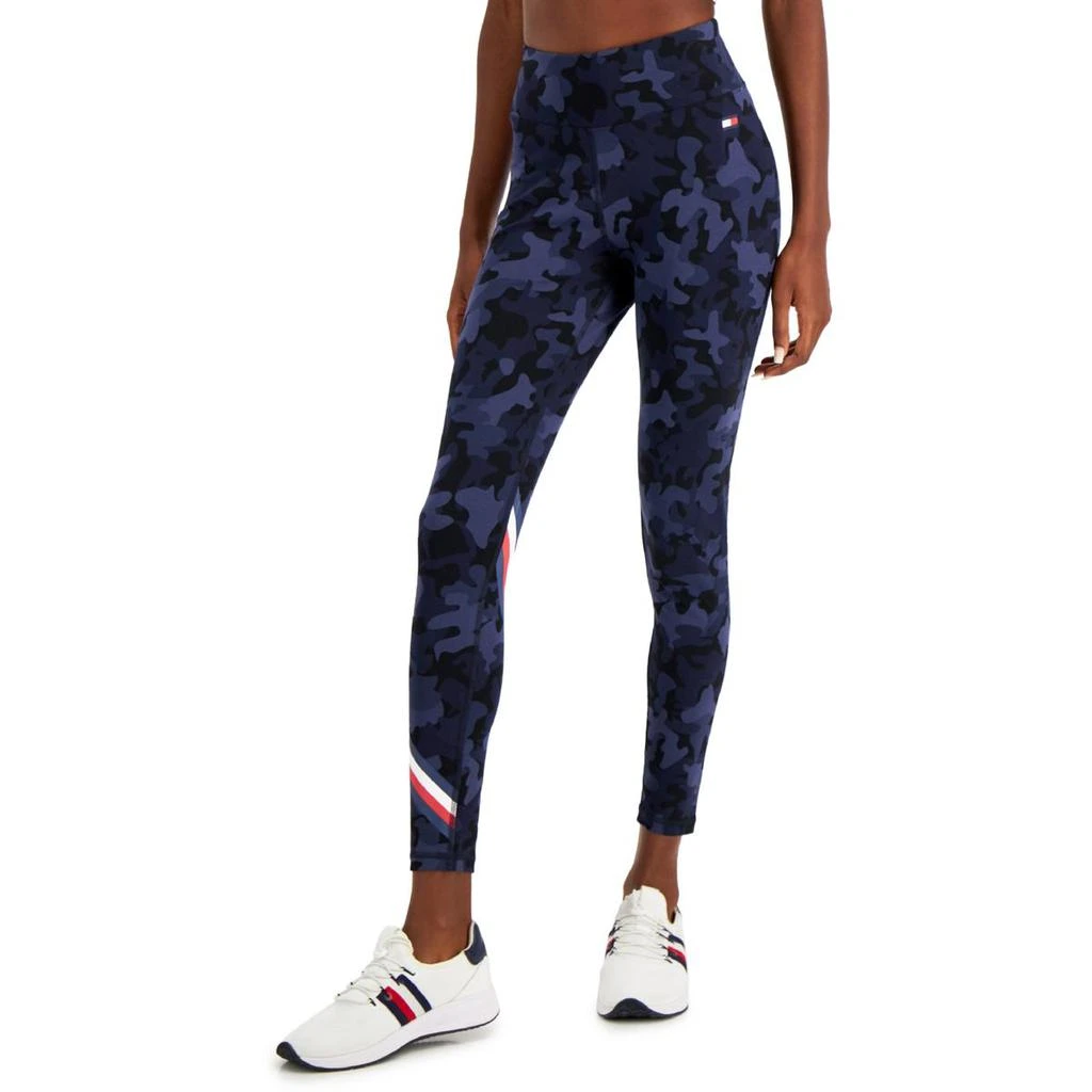 商品Tommy Hilfiger|Tommy Hilfiger Sport Womens High Rise Full Length Athletic Leggings,价格¥276,第1张图片