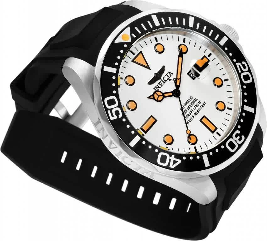 商品Invicta|Invicta Pro Diver Automatic White Dial Mens Watch 33600,价格¥892,第2张图片详细描述