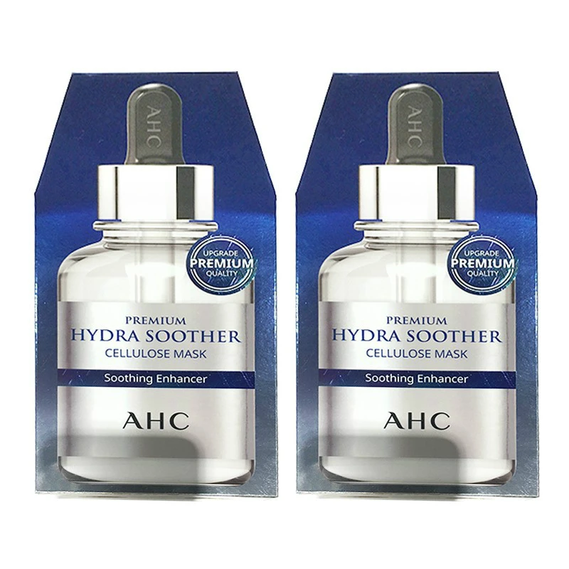 商品AHC|【2件包邮装】AHC 第三代B5玻尿酸蓝色面膜 27ml*5/盒*2,价格¥110,第1张图片