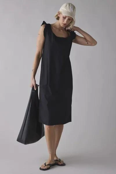 商品Motel|Motel Merrily Cotton Poplin Flutter Sleeve Smock Midi Dress,价格¥582,第2张图片详细描述