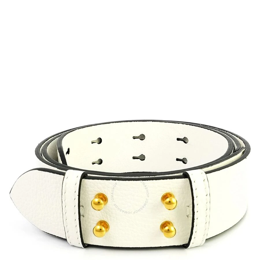 商品Burberry|Ladies Chalk White Leather Belt Bag Strap,价格¥288,第1张图片