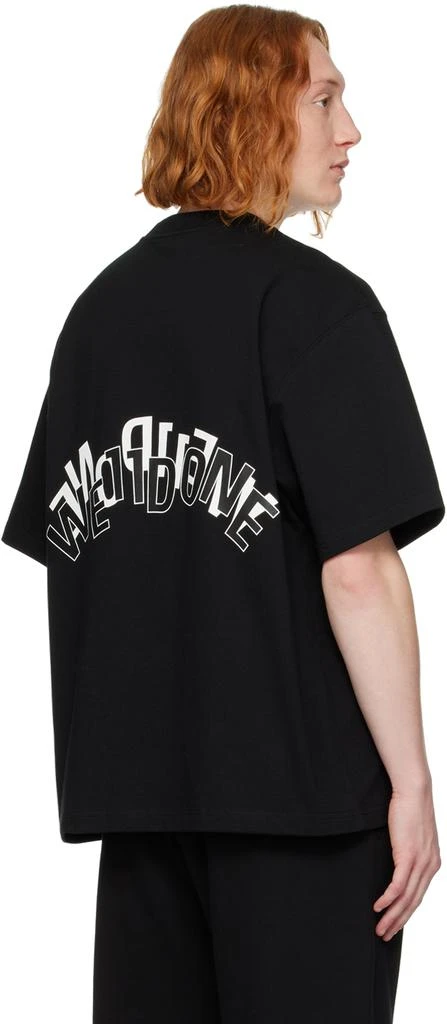 商品We11done|Black Printed T-Shirt,价格¥888,第3张图片详细描述