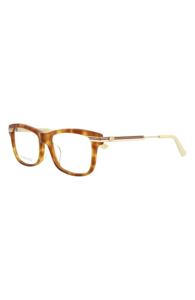 商品Gucci|52mm Novelty Square Optical Glasses,价格¥1956,第3张图片详细描述