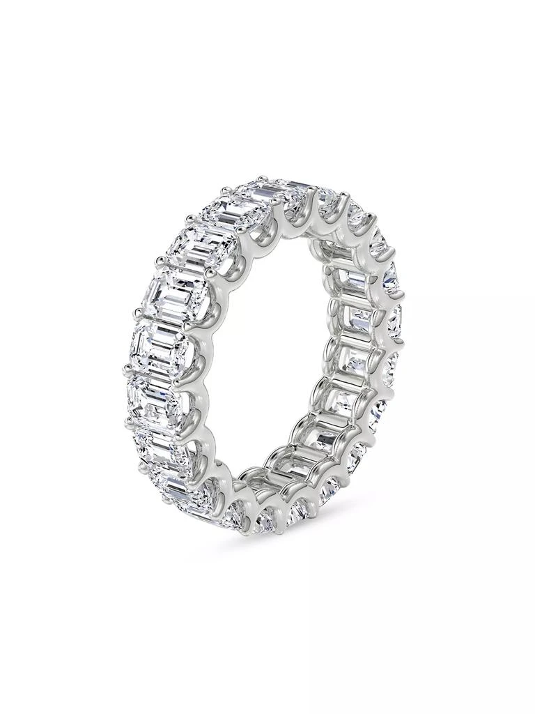 商品VRAI|Eternity Bands 14K White Gold & 5.00 TCW Lab-Grown Diamond Emerald Eternity Band,价格¥33735,第2张图片详细描述