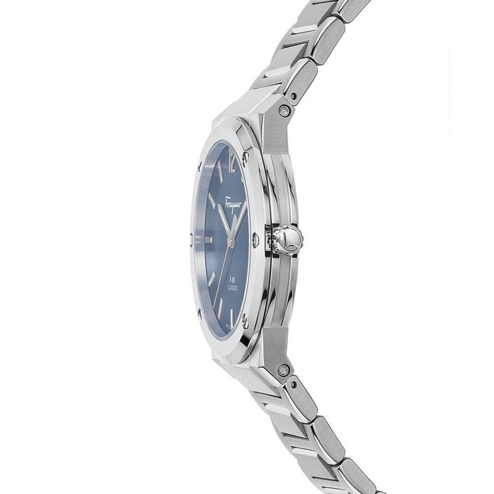 商品Salvatore Ferragamo|Ferragamo Men's Swiss F-80 Classic Stainless Steel Bracelet Watch 41mm,价格¥7252,第2张图片详细描述