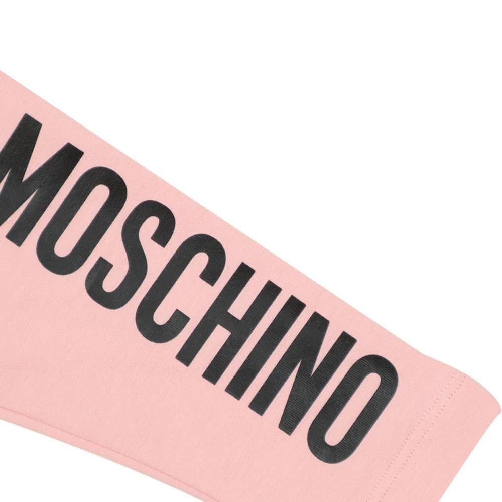 商品Moschino|Pink Baby Girls Leg Logo Leggings,价格¥150,第2张图片详细描述