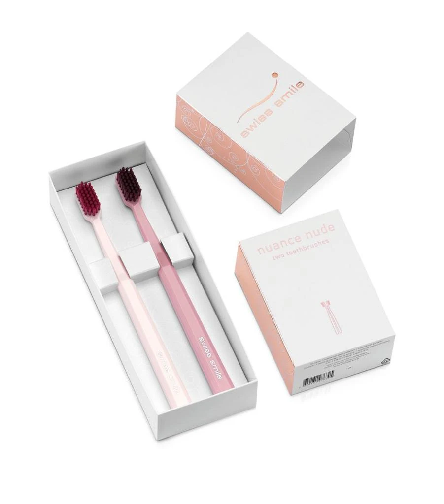 商品Swiss Smile|Nuance Nude Toothbrush (Set of 2),价格¥288,第2张图片详细描述
