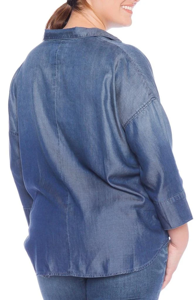商品SLINK Jeans|Jeans Lace-Up Top,价格¥329,第2张图片详细描述