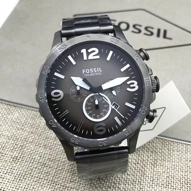 FOSSIL手表皮带三眼计时石英大男表JR1487JR1354JR1504JR1401包邮 商品