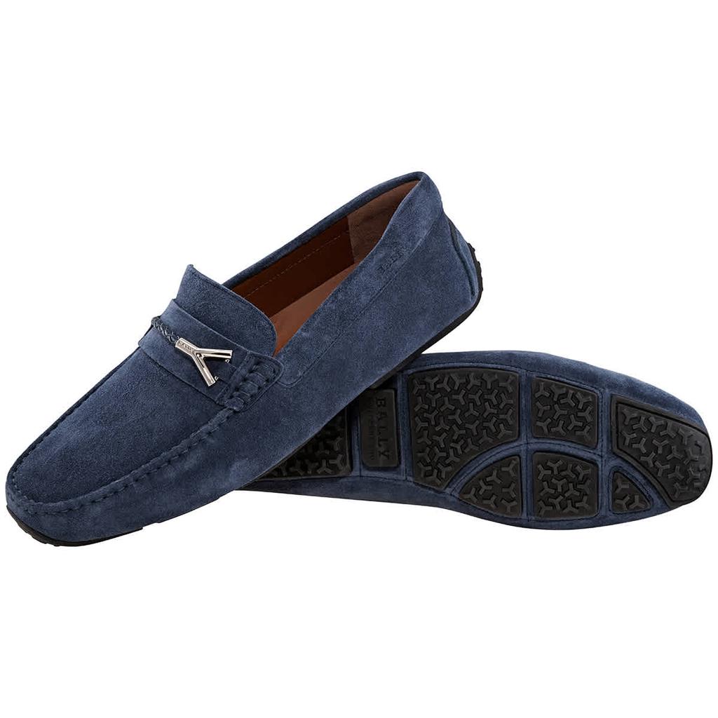 Bally Mens Blue Pieret Slip On Loafers, Brand Size 6 (US Size 7 EEE)商品第2张图片规格展示