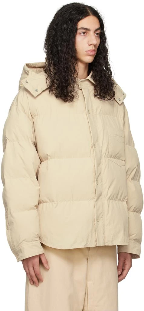 商品Jacquemus|Beige Le Papier 'La Doudoune Chemise' Puffer Jacket,价格¥4329,第2张图片详细描述