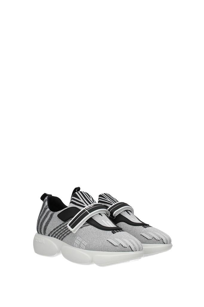 商品Prada|Sneakers Fabric Silver,价格¥2085,第4张图片详细描述