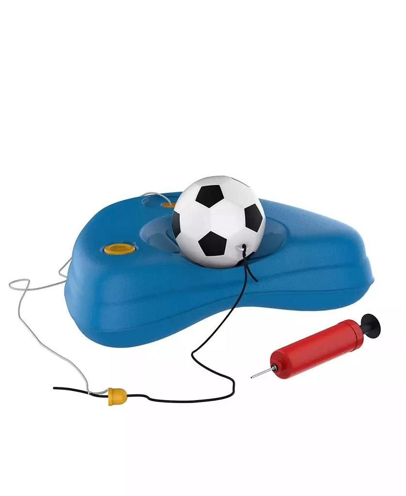 Hey Play Soccer Rebounder - Reflex Training Set With Fillable Weighted Baseand Ball With Adjustable String Attached - Kids Sport Practice Equipment 商品