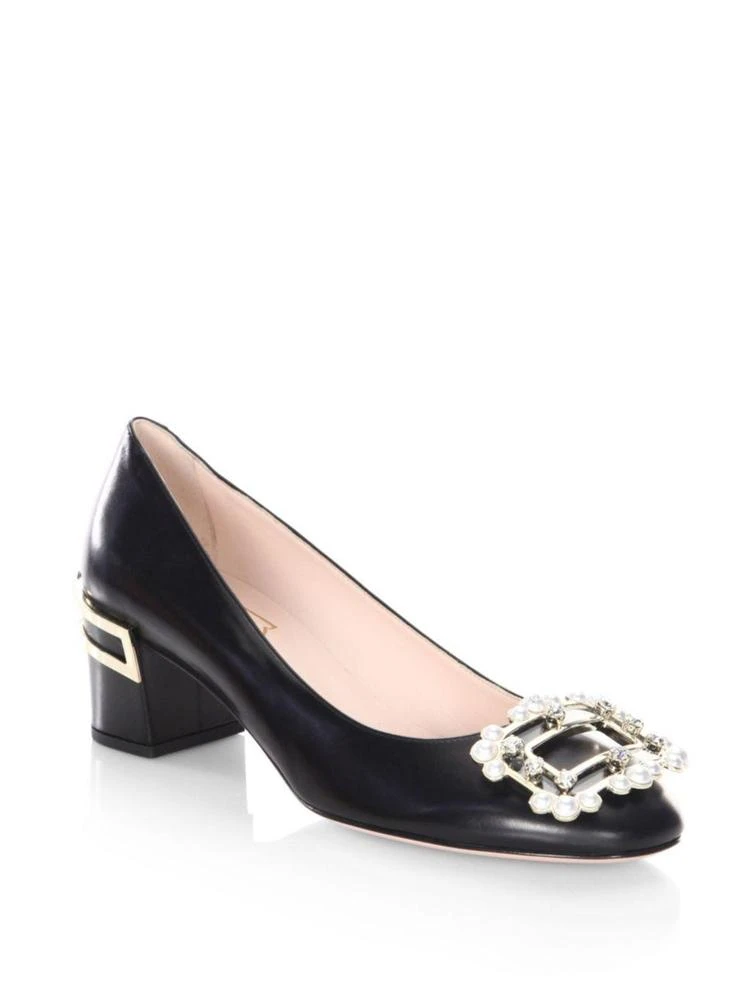 商品Roger Vivier|Isadora Leather Pumps,价格¥10474,第1张图片