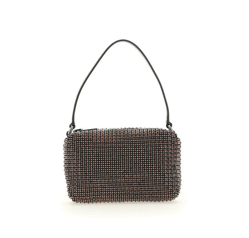 商品Alexander Wang|Alexander Wang Heiress Embellished Medium Pouch,价格¥3387,第1张图片