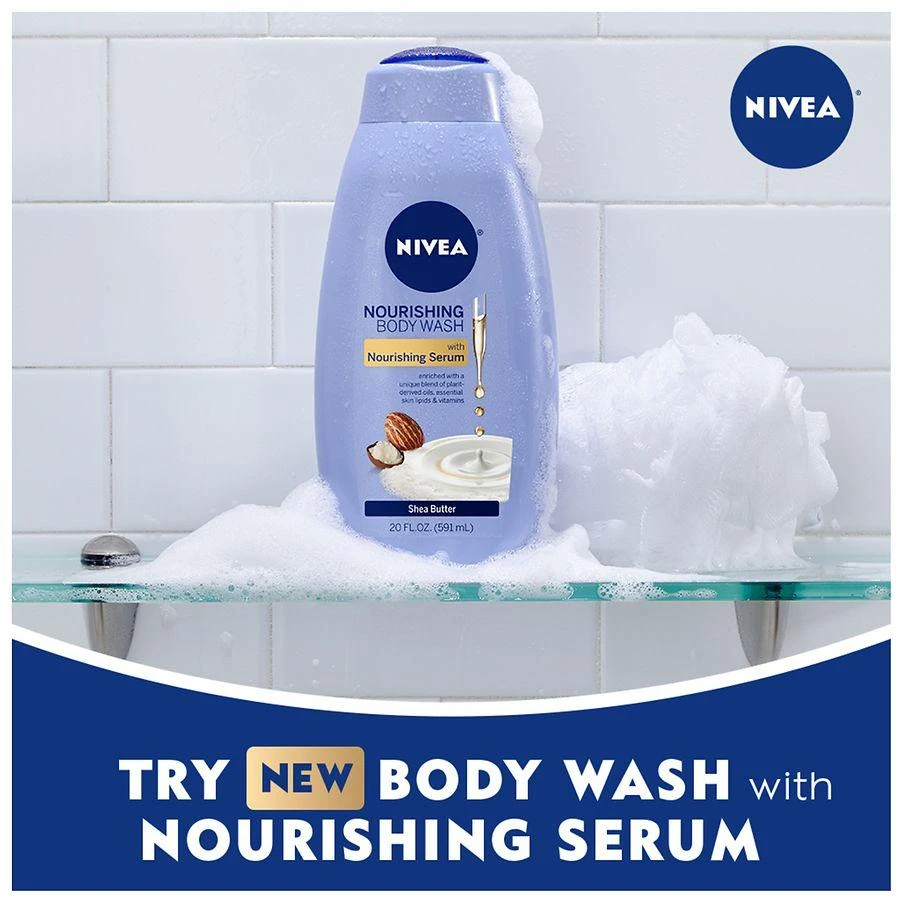商品Nivea|Nourishing Shea Butter Care Body Wash with Nourishing Serum,价格¥66,第2张图片详细描述