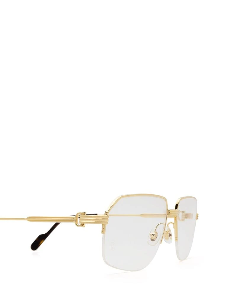 商品Cartier|Cartier Geometric Frame Glasses,价格¥6382,第3张图片详细描述