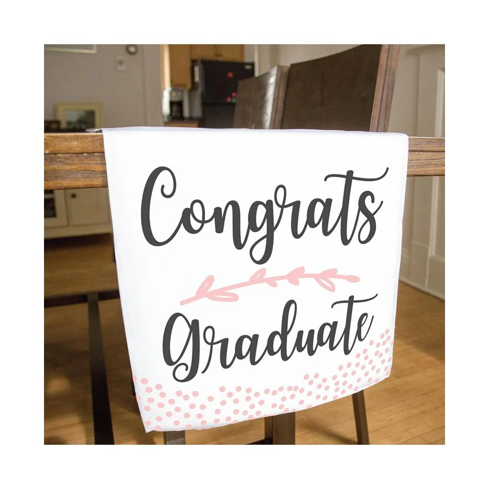 商品Big Dot of Happiness|Rose Gold Grad - Graduation Party Table Decor - Cloth Table Runner - 13 x 70 in,价格¥164,第2张图片详细描述