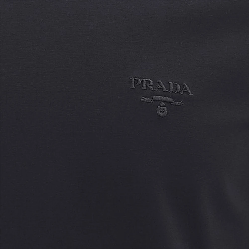 Prada 普拉达 男士黑色长袖T恤 UJL565-1UOR-F0002 商品