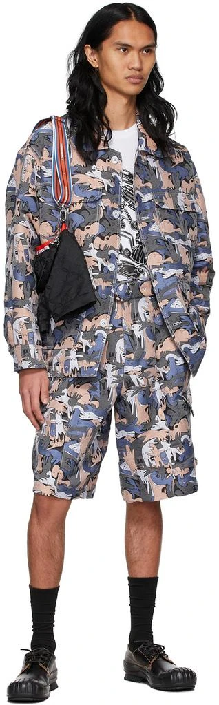 商品Charles Jeffrey Loverboy|Multicolor Army Shorts,价格¥1238,第4张图片详细描述