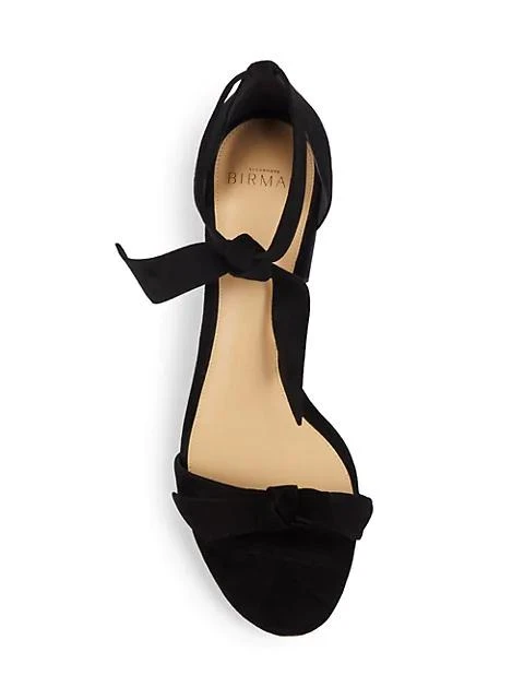 商品Alexandre Birman|Clarita Bow Suede Sandals,价格¥4415,第5张图片详细描述