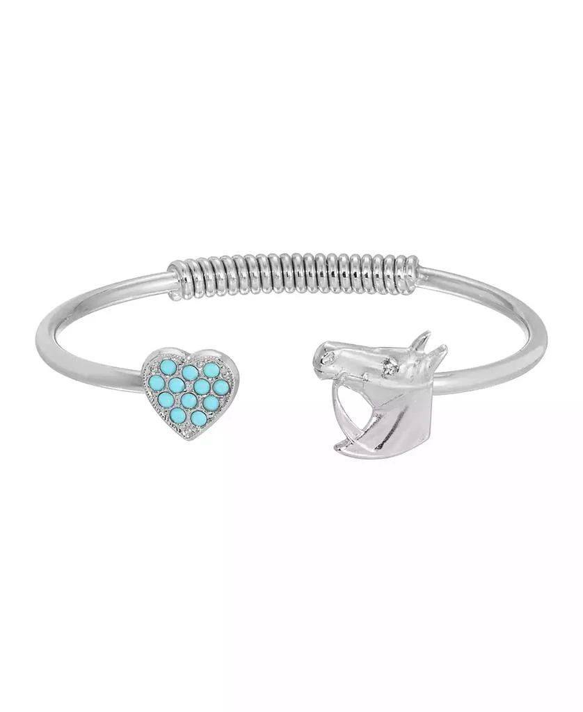 商品2028|Crystal Heart Cuff Bracelet,价格¥329,第1张图片