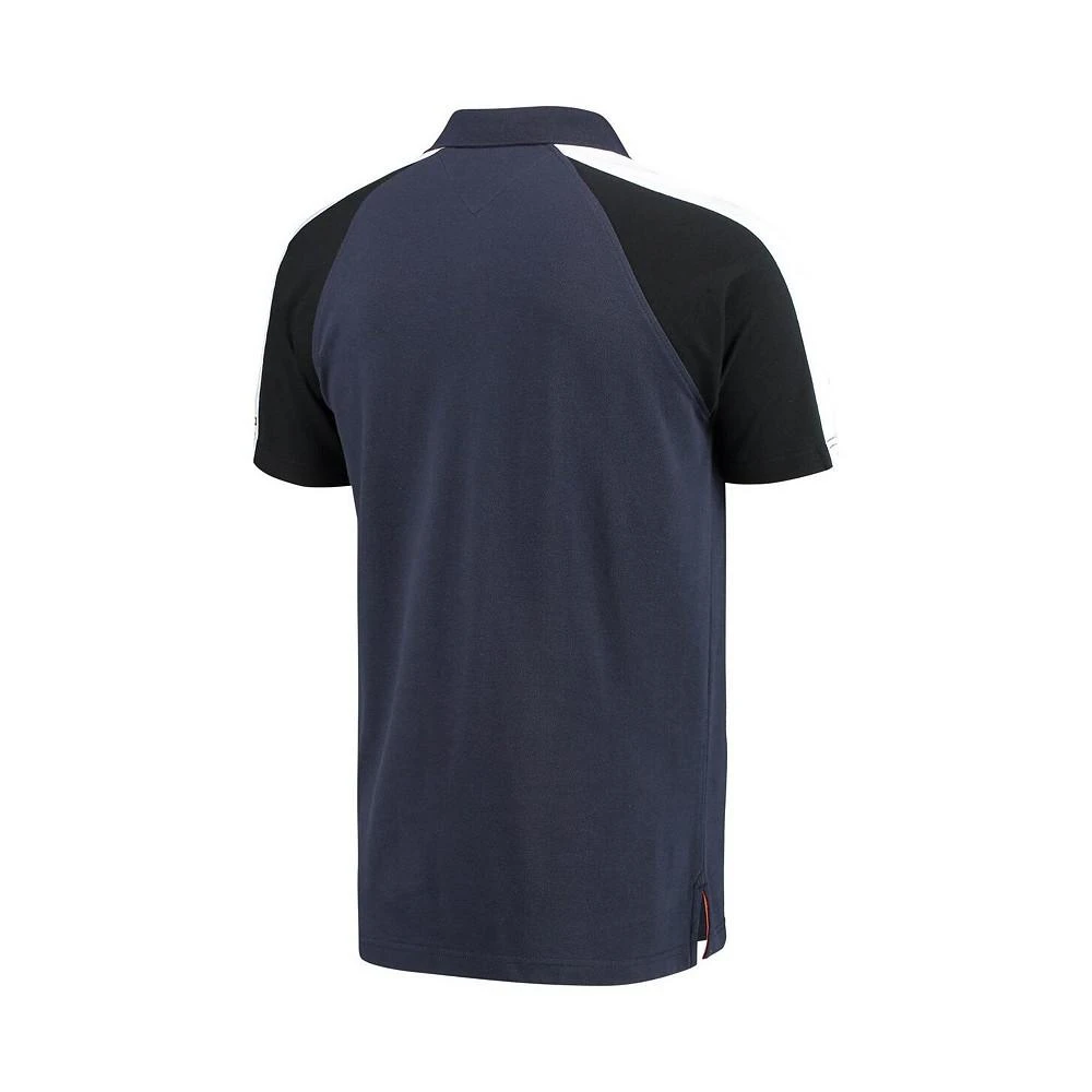 商品Tommy Hilfiger|Men's Navy, White Chicago Bears Holden Raglan Polo Shirt,价格¥390,第3张图片详细描述