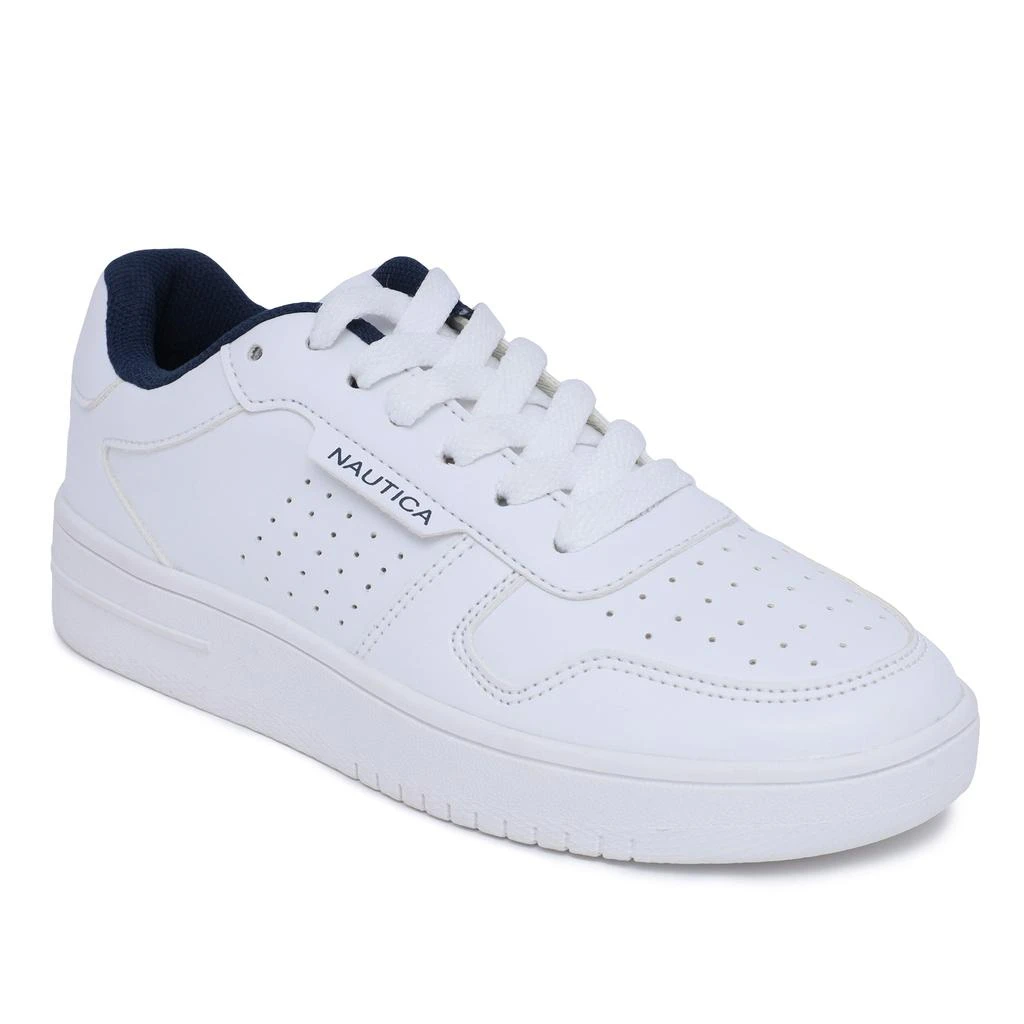 商品Nautica|Nautica Boys' Logo Lace-Up Sneaker,价格¥200,第1张图片