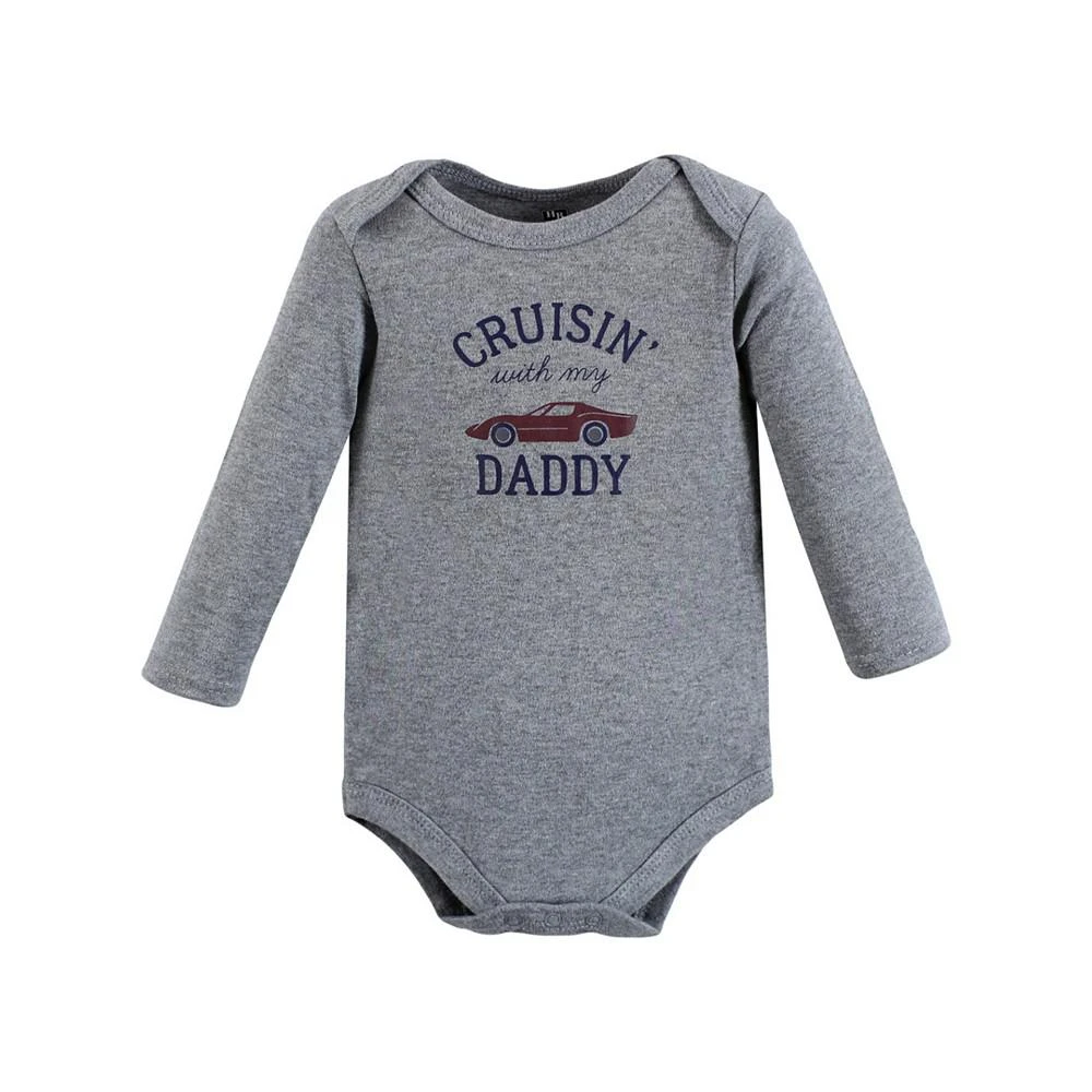 商品Hudson|Baby Boys Cotton Long-Sleeve Bodysuits, Pack of 5,价格¥173,第3张图片详细描述